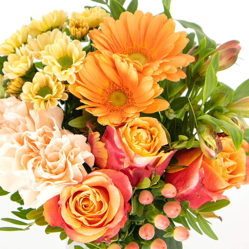 Blumenstrauß Bella + gratis Glasvase